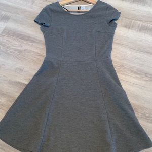 Grey skater dress